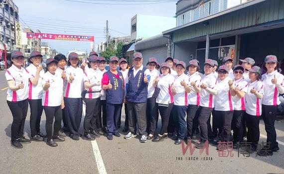 彰化南瑤宮無形文化資產媽祖進香 抵達新港遶境將在奉天宮進香請火