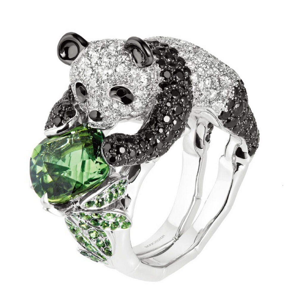 微風廣場-BOUCHERON ANIMAUX動物系列 PANDA熊貓戒指 價格店洽