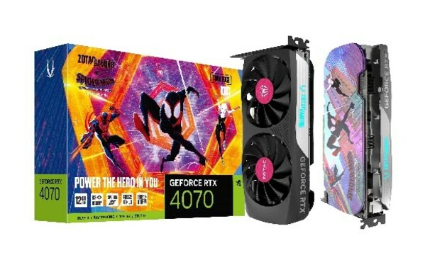 ZOTAC Gaming GEFORCE RTX 4070 TWIN EDGE OC 【蜘蛛人™:穿越新宇宙】聯名顯示卡 ZOTAC Gaming GEFORCE RTX 4070 TWIN EDGE OC 【蜘蛛人™:穿越新宇宙】聯名顯示卡