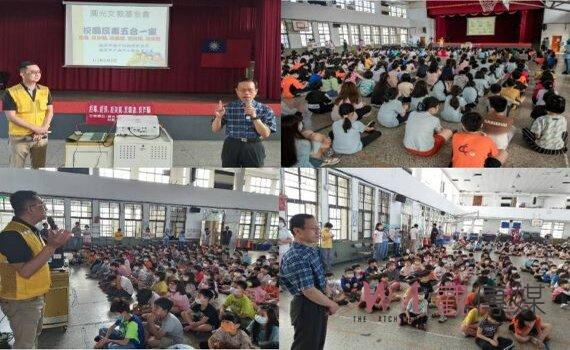 校園五合一反毒 圓光基金會赴中壢國小宣導向毒品說不!