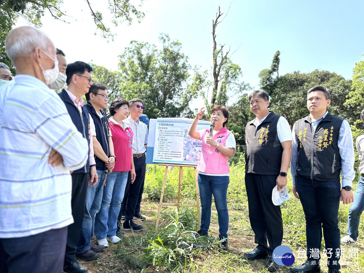 立委楊瓊瓔、市議員羅永珍、吳呈賢爭取3450萬元治水預算，辦理新興路截流改善工程及側溝改善。
