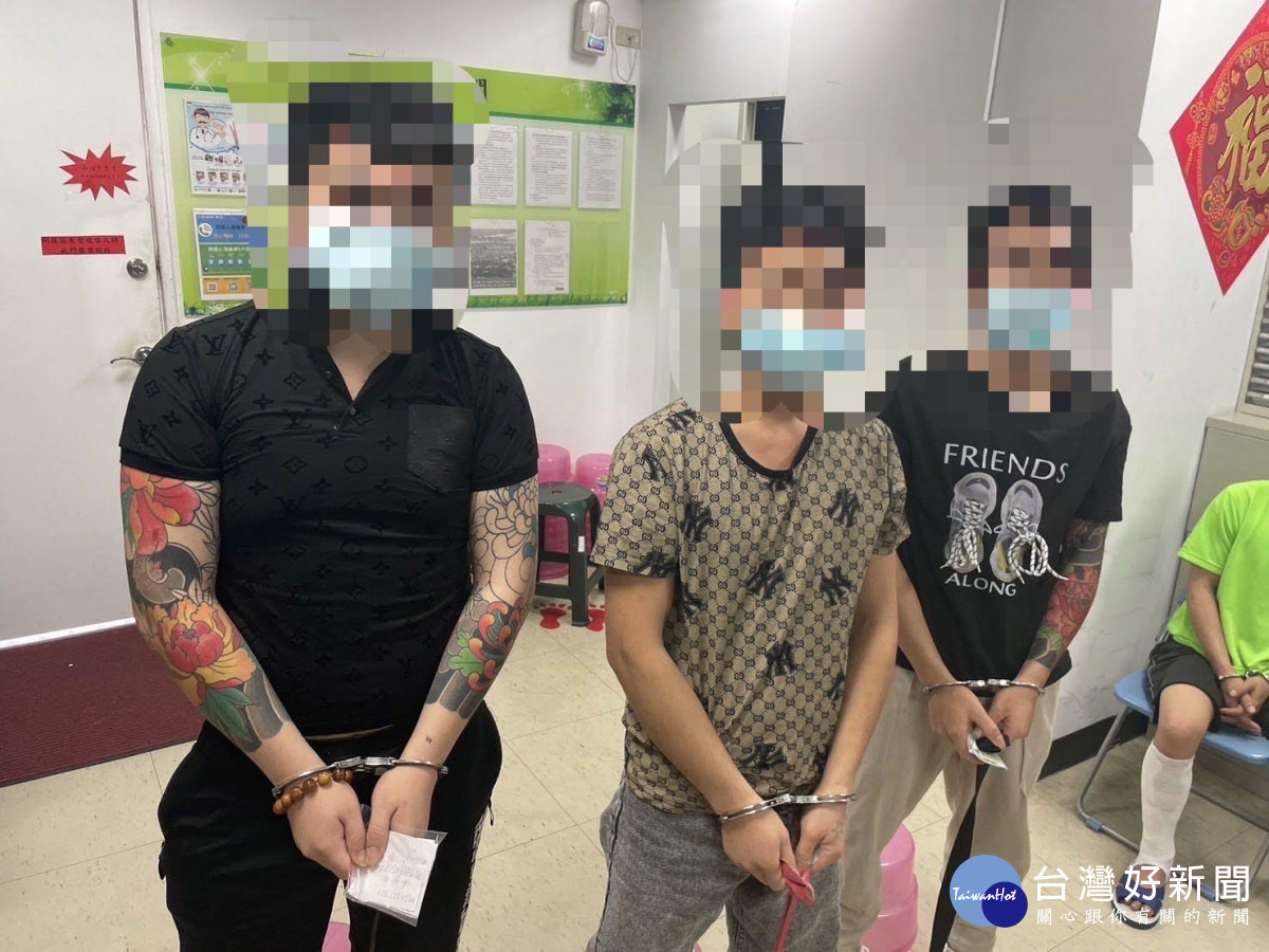 雲林檢警破獲一跨國籍擄人勒贖集團，逮捕該集團台灣籍蔡男與阮姓、杜姓、范姓三名越南籍男子／陳致愷翻攝