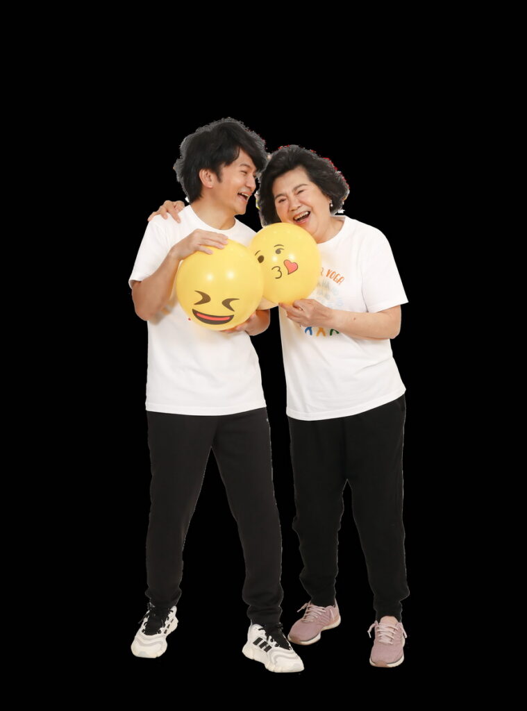 王滿嬌、唐從聖出任世界愛笑日的台灣公益大使。(提供 2023世界愛笑日大會)
