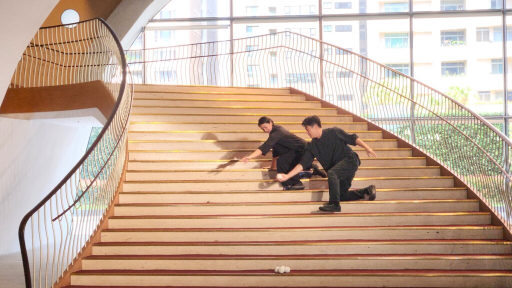 歌劇院廳舉行NTT+歌劇院沙龍《平珩說舞》記者會,精彩片段演出畫面(圖/陳惠玲攝影)