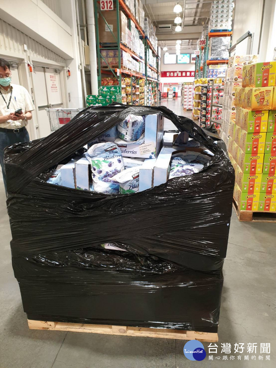 嘉義市府衛生局稽查好市多嘉義店，目前A肝莓果已全數下架／陳致愷翻攝