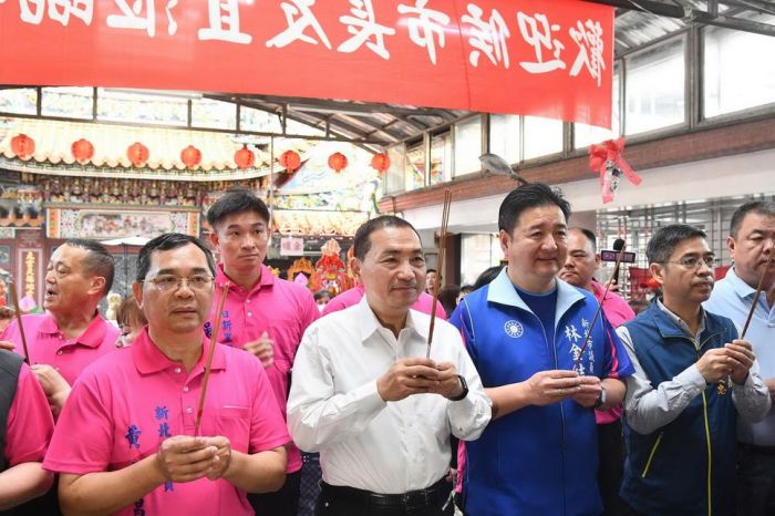 新北土城三元宮媽祖聖誕遶境 侯友宜祈求國泰民安