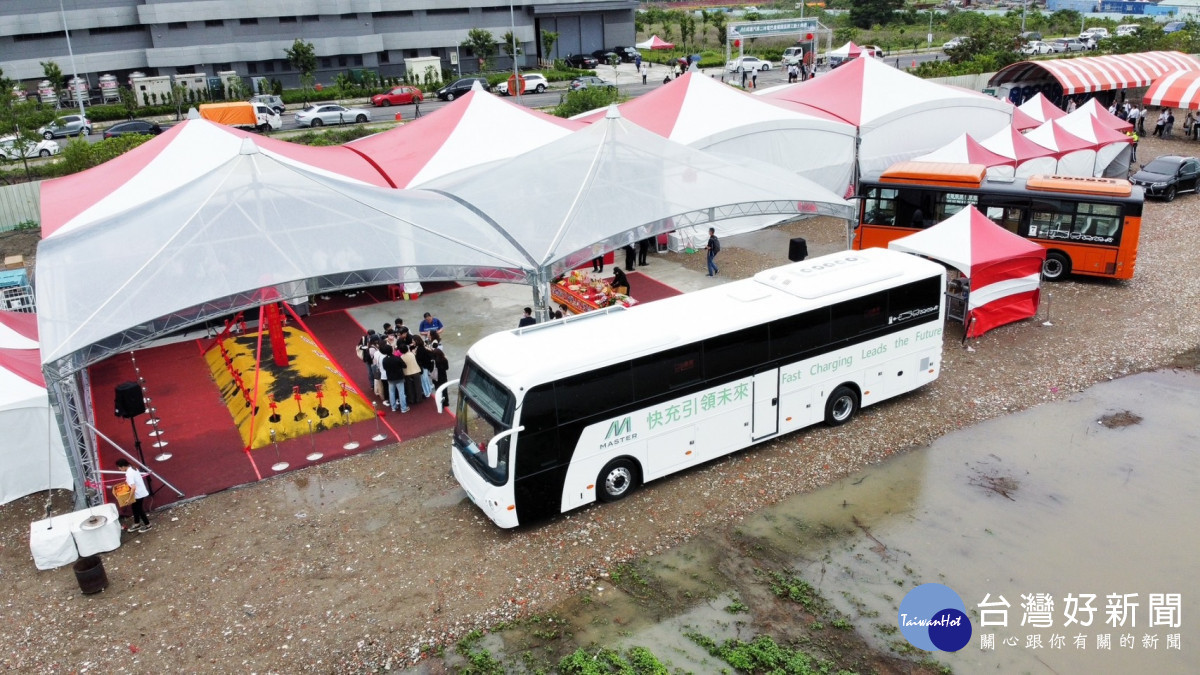 全亞洲最大!成運二林電動巴士園區動土。圖/彰化縣議會提供