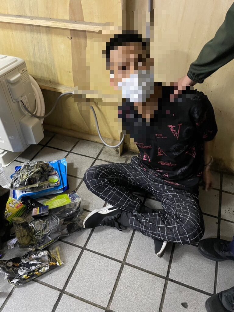樹林、新莊警分局共組專案小組在三重區正義北路將黃姓犯嫌(約45歲)繩之以法