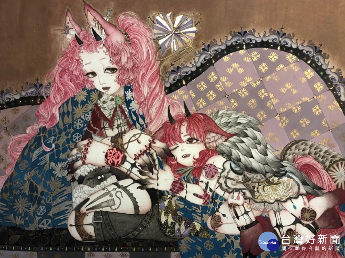 莊舒茹同學平面繪畫作品（玄奘大學提供）