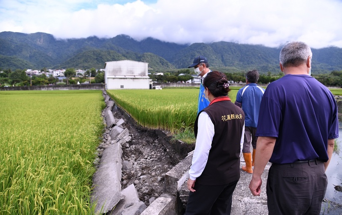 0918地震農田隆起、凹陷及田埂毀損救助金 縣府通過新臺幣1,500萬元