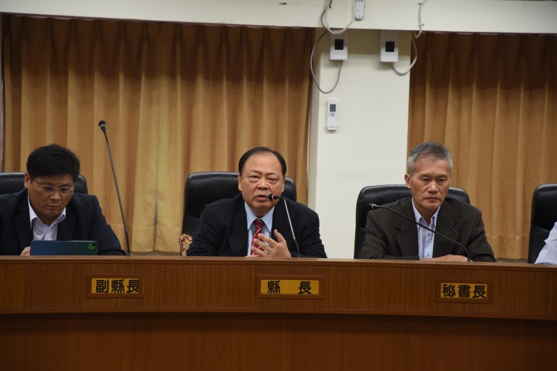 澎縣府第982次縣會議 陳光復要求做好危機處理