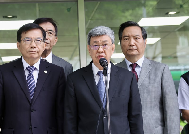 陳建仁9日表示,「炸掉台積電」影片是被截頭去尾、斷章取義放在中國抖音平台以及官媒上面。中央社