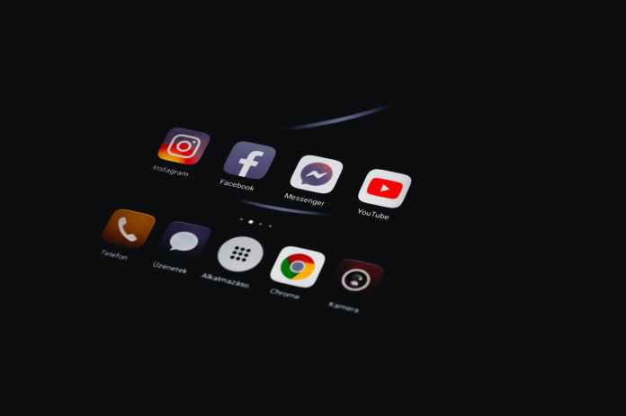 close up shot of app icons