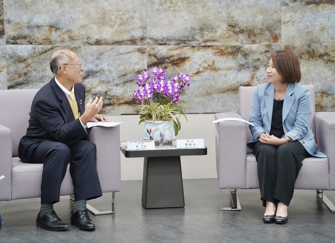 日本台灣交流協會高雄事務所新任所長奧正史 拜會屏東縣長周春米