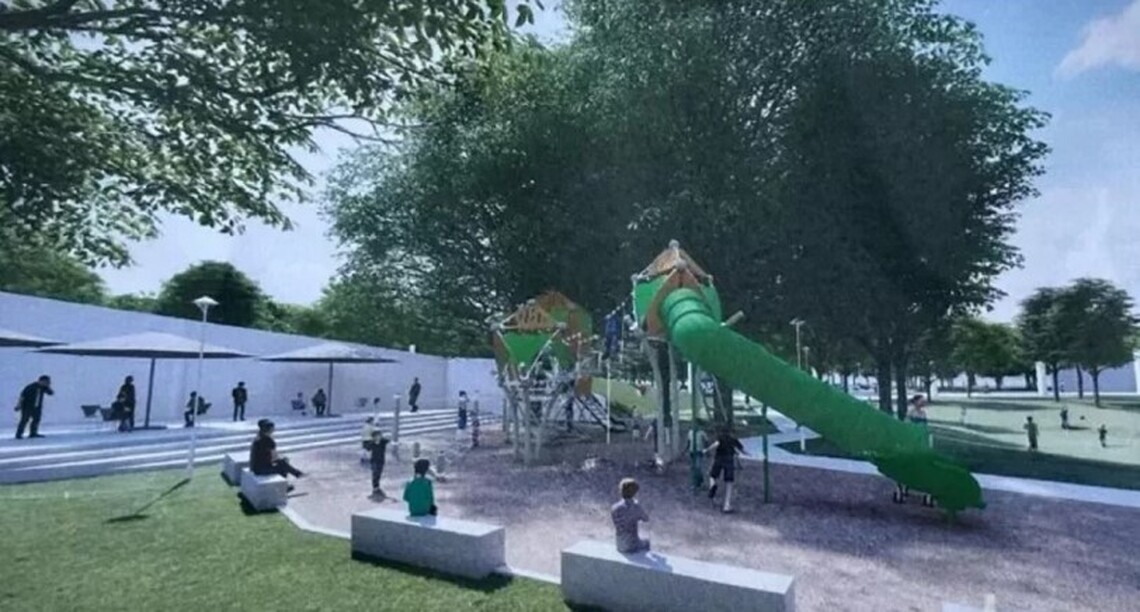 台南都會公園增建遊具動工