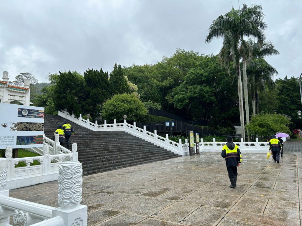 故宮北院加強巡邏工作