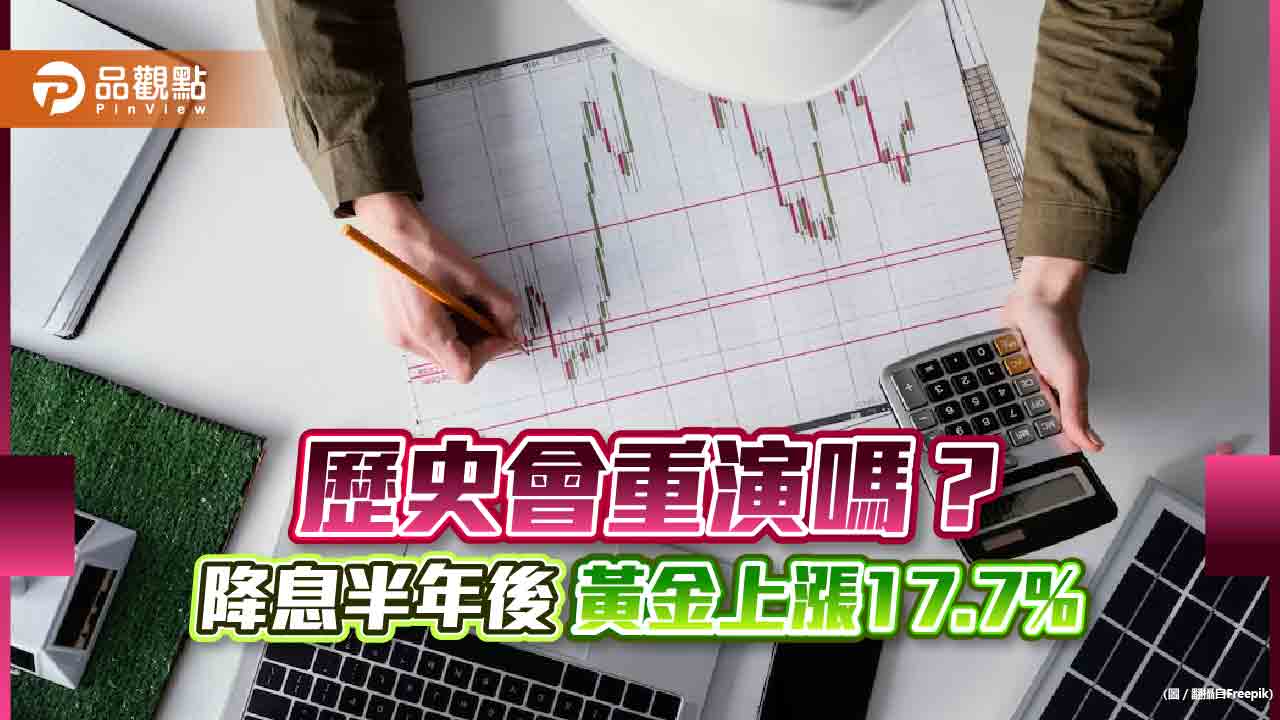 黃金衝上歷史高價!過往降息半年後漲17.7% 法人建議這樣操作