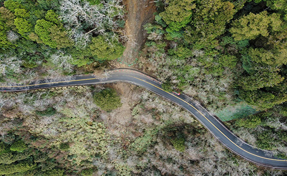 太平山道路改善工程施工 即日起交管4個月