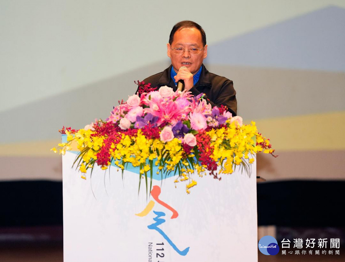 體育署主秘呂宏進感謝中原大學團隊,成功整合各界資源,全大運「全聚中原」成功!