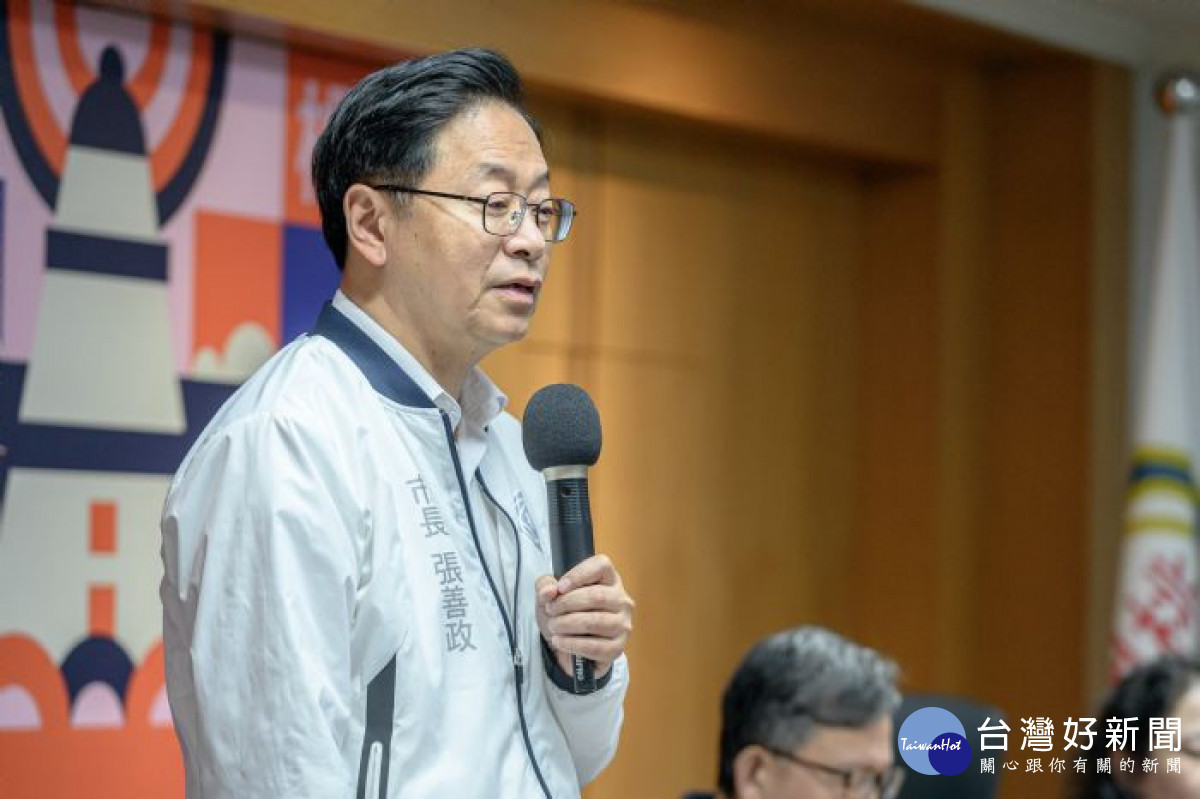 市長主持市政會議，指示市府各局處主動出擊、加強宣導防詐資訊。