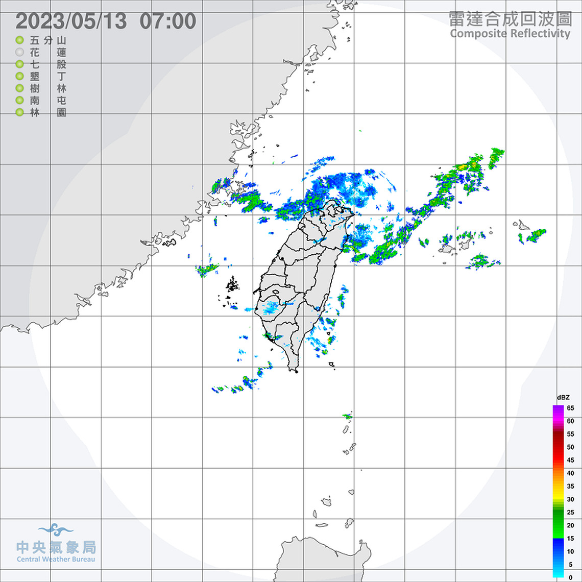 白天各地局部短暫陣雨 晚起南海另一鋒面接踵而至 水氣增多、天氣稍轉涼