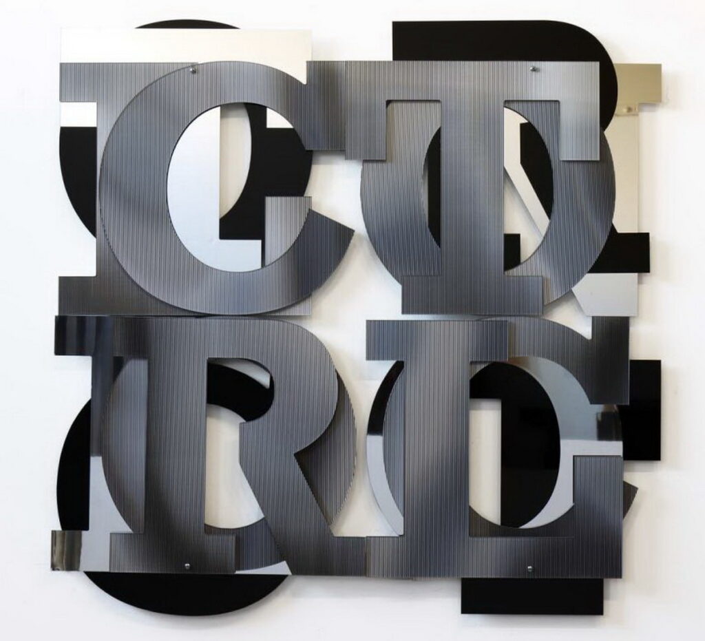 Pascal Dombis, COOL_CTRL (X2), 110x110cm, 2017