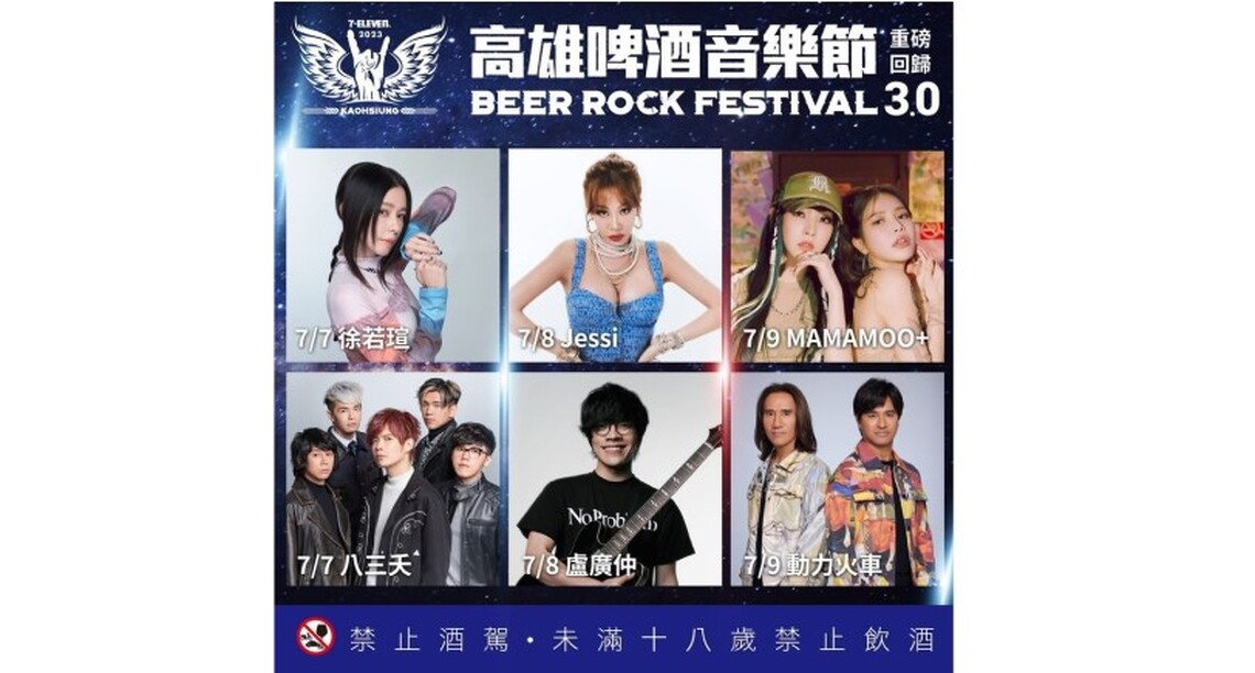 萬眾矚目 睽違三年高雄啤酒音樂節重磅回歸