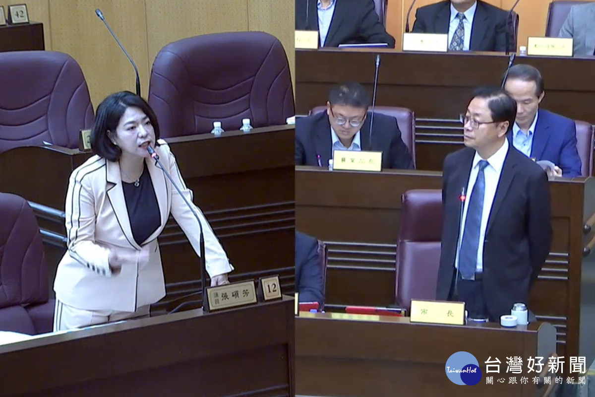 桃園市議員張碩芳以早產兒勇敢媽咪的心路歷程,呼籲市府儘速成立「兒童發展早期療育中心」。