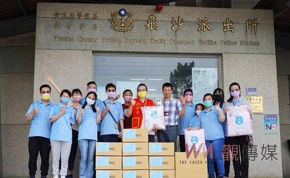 臺西警與慈善會關懷弱勢、發放物資　讓愛照亮社會暗角