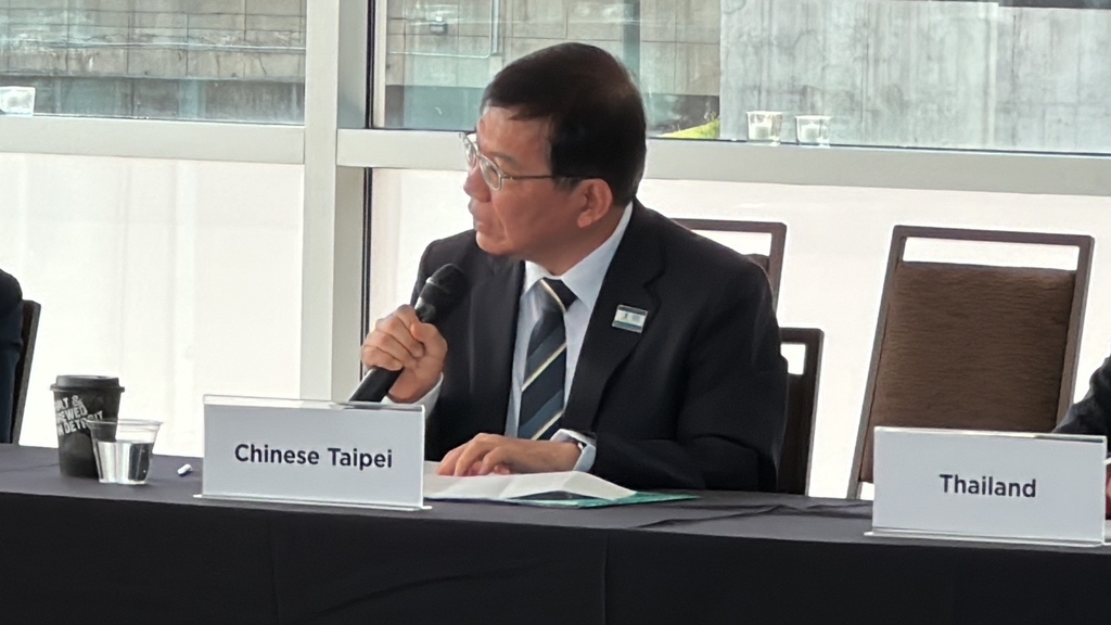 王國材分享我國推動綠色海運走廊的相關作法（圖：交通部交通部郵電司）