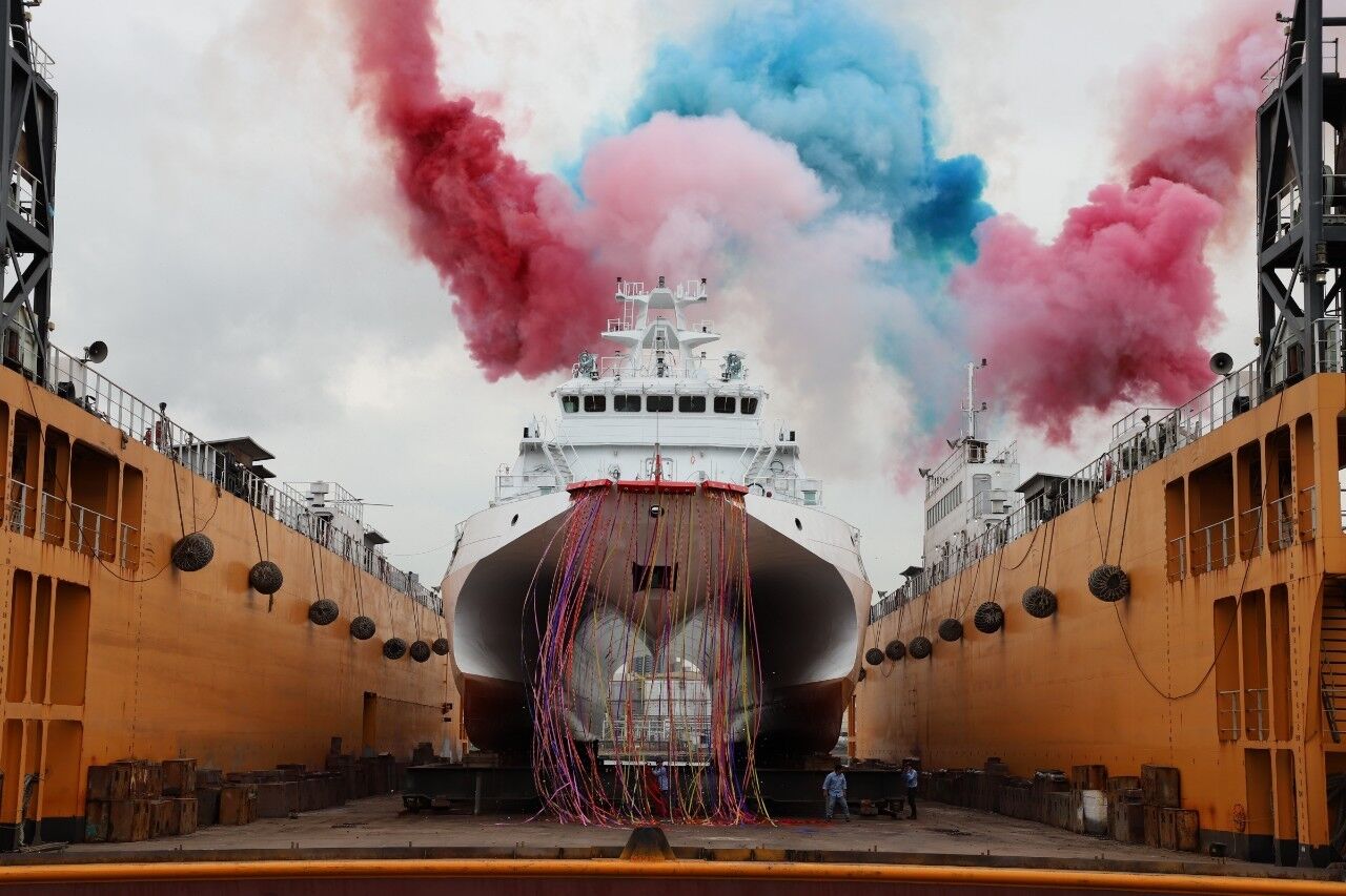 萬里人命名萬里艦 管碧玲:海巡署巡防艦發展計畫交船進度已達50% 萬里人命名萬里艦 管碧玲:海巡署巡防艦發展計畫交船進度已達50%