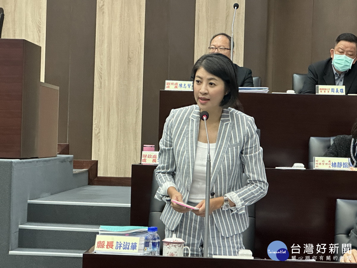 許縣長指出已引入國際賽事等在行銷南投。(記者扶小萍攝)