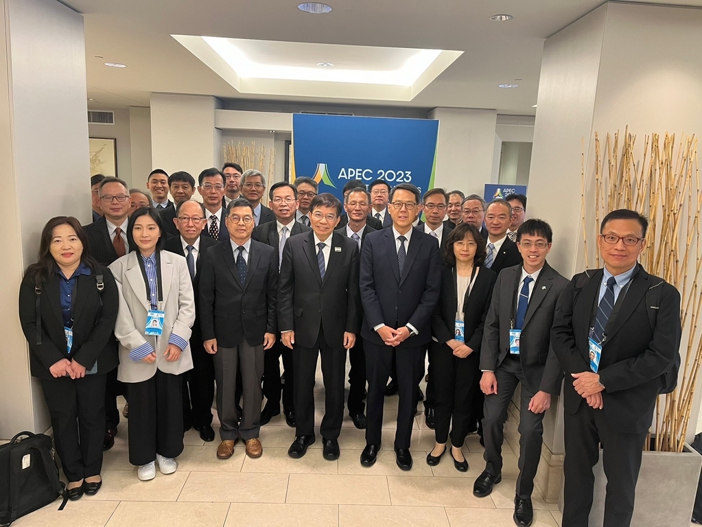 交通部王國材部長率團出席APEC第11次運輸部長會議(圖：交通部郵電司)