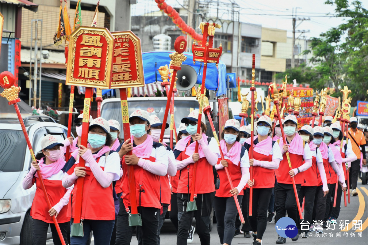 社頭枋橋頭七十二庄迓媽祖起駕。圖/彰化縣政府提供