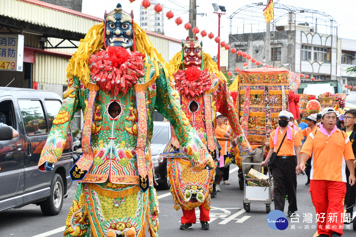社頭枋橋頭七十二庄迓媽祖起駕。圖/彰化縣政府提供