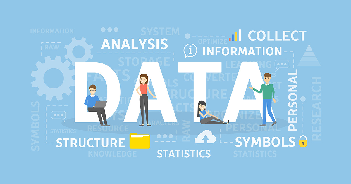Data concept illustration.