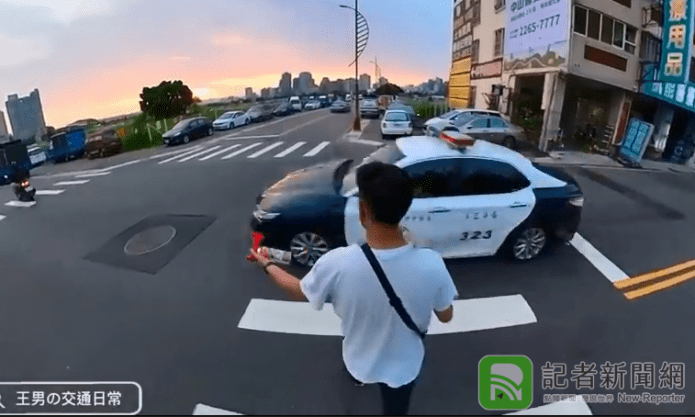 又見警車不停讓行人！ 網友酸爆：罰單會不會用納稅人的錢繳？