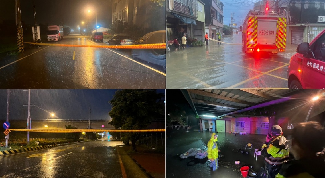 19日凌晨起豪大雨 竹縣水災應變中心三級開設