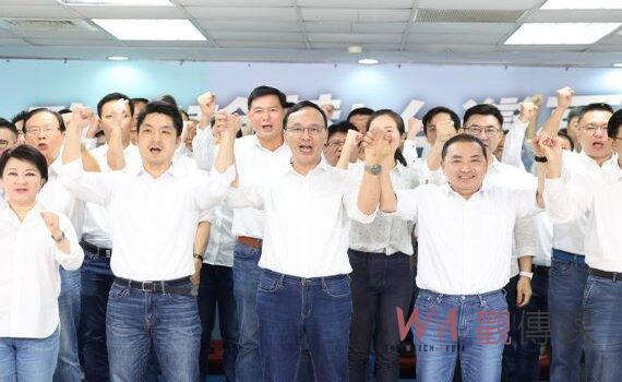 參選總統誓師大會 侯友宜:拒絕民進黨撕裂台灣 自由民主是吾人DNA
