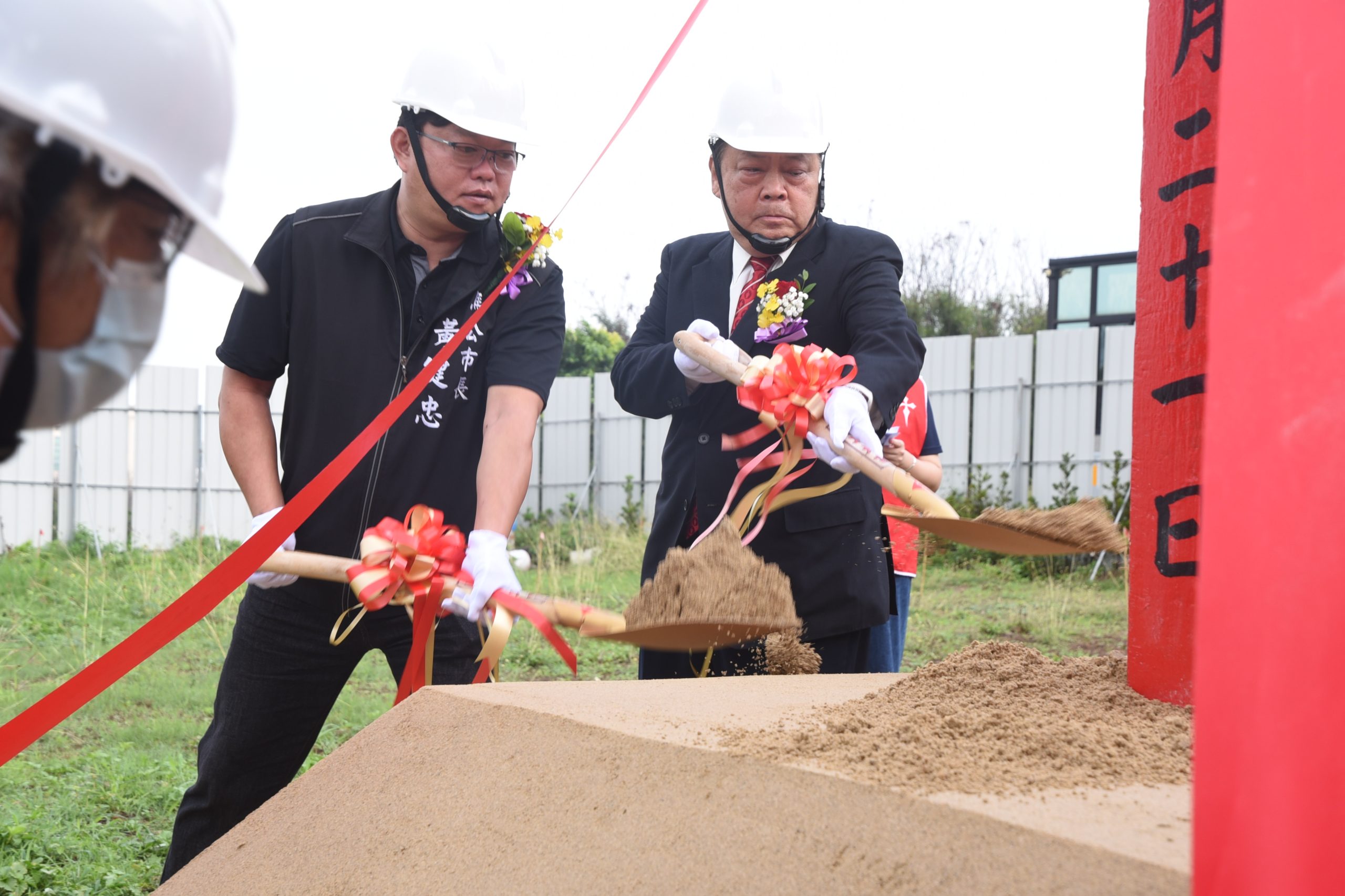 啟明教會關懷中心開工陳光復盼成為社區「有愛的家」