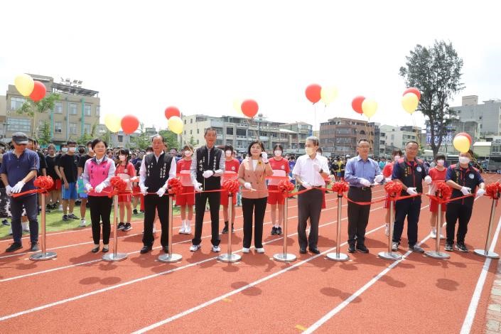 北港建國國中校慶運動會 張麗善主持新操場及棒球打擊練習場落成儀式 北港建國國中校慶運動會 張麗善主持新操場及棒球打擊練習場落成儀式