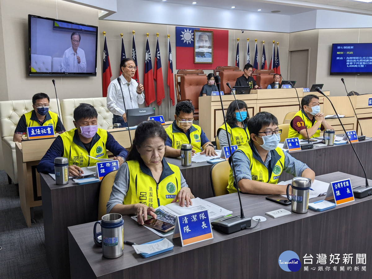 林世賢市長在市民代表會致詞表示,其實之前已跟縣府民政處賴處長,也就是火葬場的主管單位。圖/彰化市公所提供