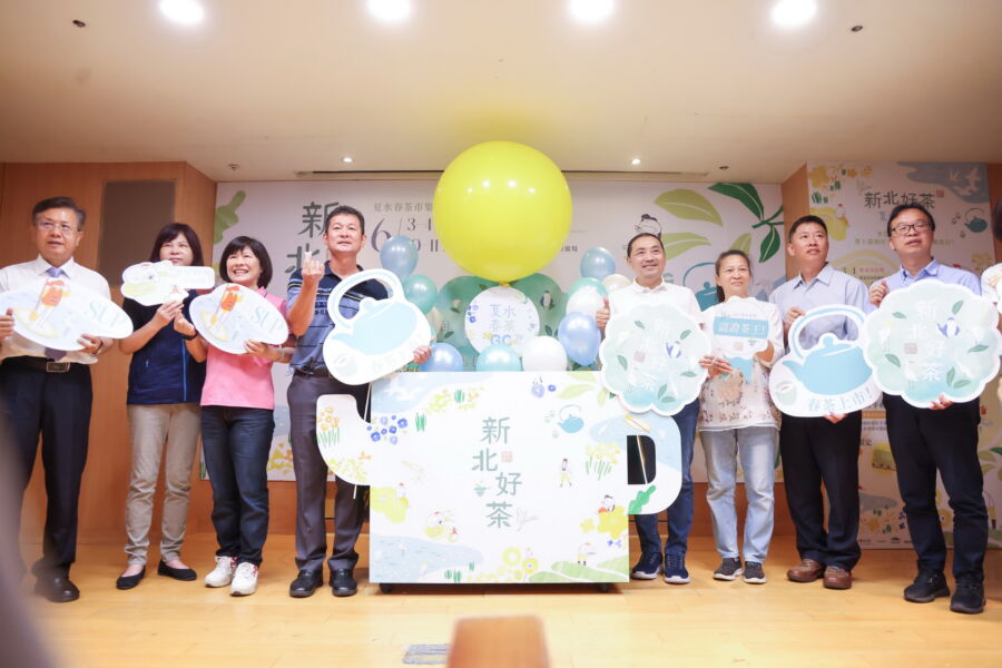圖／新北市112年春季包種茶優質上市！從6月起連續3個周末都有精彩的展售會，且今年首度在新北市民廣場舉辦。（圖／記者陳志仁攝，2023.05.29）