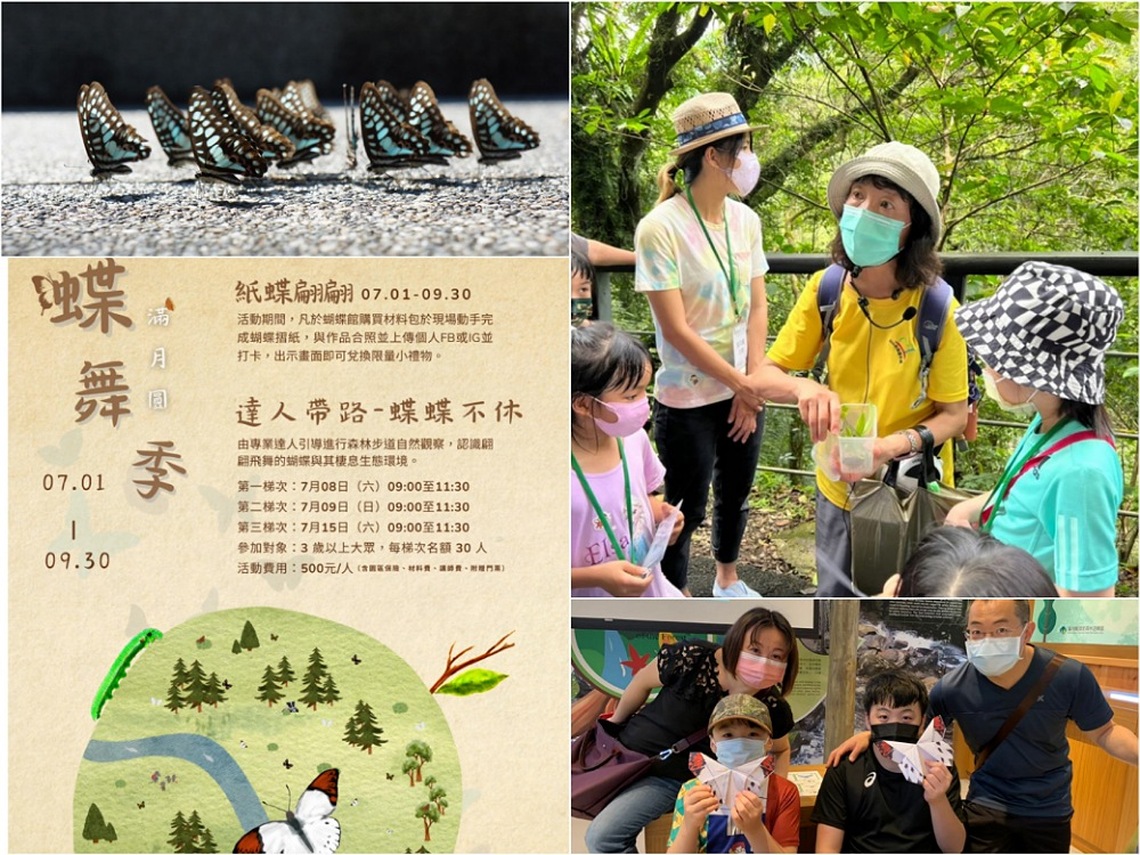 「達人帶路－蝶蝶不休」   滿月圓炎炎盛夏蝶舞季開跑