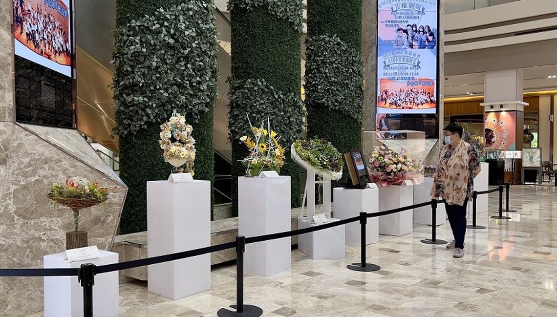台南南紡花藝展登場歐洲冠軍作品吸睛