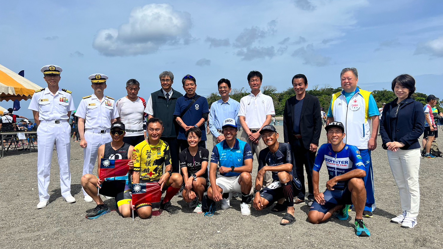 金門史上首次海外賽事交流,醫護鐵人日本館山打頭陣