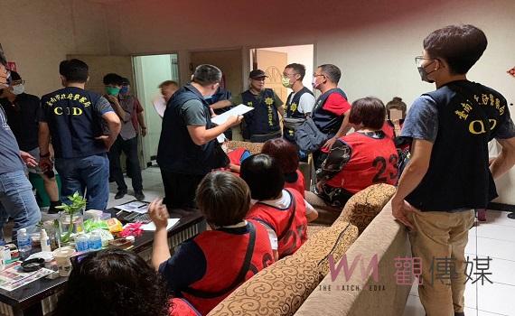 台南永康警佛曉出擊 再破天九牌職業賭場