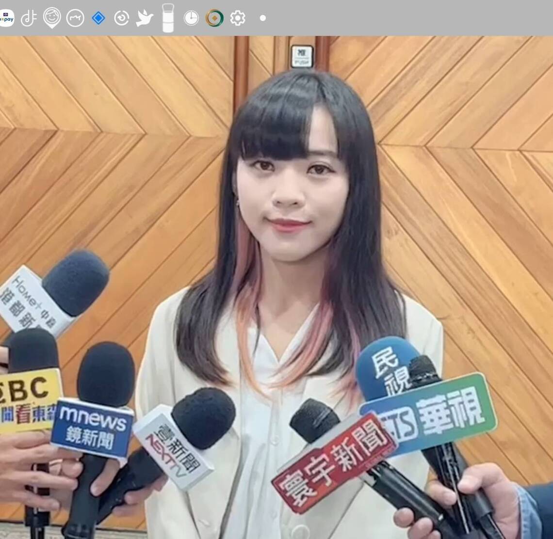 漾新聞|黃捷今早證實已被黨中央告知不在左楠立委徵召名單內