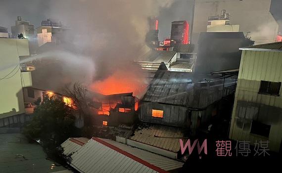 斗六西市場民宅透天厝火警 火勢大波及8戶幸無人傷亡