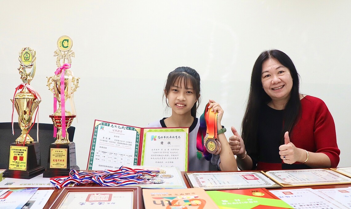 處逆境仍奮發向上 高雄市3學生獲2023總統教育獎
